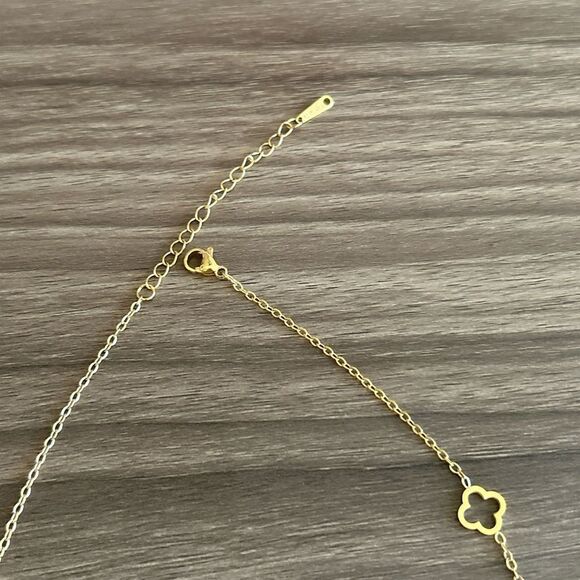 Flower Necklace Q354 - Picture 6 of 7